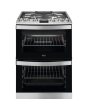AEG CGB6130ACM 60cm Double Oven Gas Cooker with Induction Hob - Stainless
