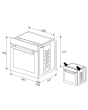 Beko CIMY91X AeroPerfect CIMY91X 60cm Built In Single Multi - function Oven - Stainless Steel