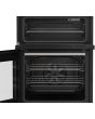 Beko EDC6731W 60cm Double Oven Electric Cooker with Vitroceramic Hob - White