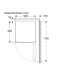 Bosch KTR15NWEAG White Undercounter Larder Fridge