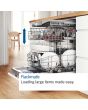 Bosch SMV6ZCX10G Built In Dishwasher - Stainless Steel - 14 Place Settings