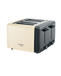 Bosch TAT4P447GB 4 Slot Toaster - Cream