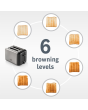 Bosch TAT4P447GB 4 Slot Toaster - Cream