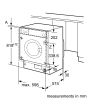 Bosch WIW28302GB 8kg 1400 Spin Integrated Washing Machine - White