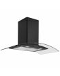 Caple CGC911BK 90Cm Curved Black Glass