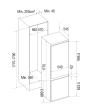 Cata FFBIS7030E 54cm Built-In 70/30 Fridge Freezer