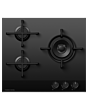 Fisher & Paykel 60cm Gas Hob - Black Glass