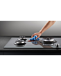 Fisher & Paykel 60cm Black Glass Gas Hob Overview