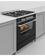 Fisher & Paykel 90cm Dual Fuel Cooker in Black Finish