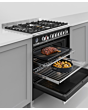 Fisher & Paykel 90cm Dual Fuel Cooker in Black Finish