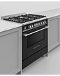 Fisher & Paykel 90cm Dual Fuel Cooker in Black Finish