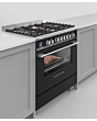 Fisher & Paykel 90cm Dual Fuel Cooker in Black Finish