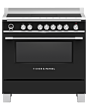 Fisher & Paykel 90cm Induction Pyrolytic Cooker - Black