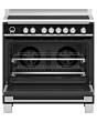 Fisher & Paykel 90cm Induction Pyrolytic Cooker - Black