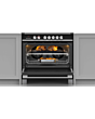 Fisher & Paykel 90cm Induction Pyrolytic Cooker - Black