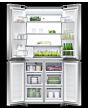 F&P RF500QNUX1 79cm Quad Door Frost Free Fridge Freezer - Stainless Steel