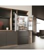 Haier HFR3718ENMD 70cm 60/40 Total No Frost Fridge Freezer - Dark Inox
