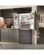 Haier HFR3718ENMD 70cm 60/40 Total No Frost Fridge Freezer - Dark Inox