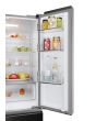 Haier HFR3718ENMD 70cm 60/40 Total No Frost Fridge Freezer - Dark Inox