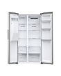 Haier HSR5918DIMP American Style Fridge Freezer, No Frost, Inox