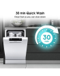 Hisense HS523E15WUK Slimline Dishwasher 10 Place Settings