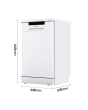 Hisense HS523E15WUK Slimline Dishwasher 10 Place Settings