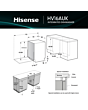 Hisense HV16AUK Integrated Dishwasher with 16 Place Settings