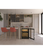 Hoover HWCB60UK/N Under Counter Wine Cooler 46 Bottles Black