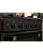 Hotpoint HD5G00KCB 50cm Twin Cavity Gas Cooker - Black