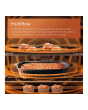 Hotpoint HDE6VDW 60cm Double Electric Ceramic Cooker