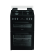 Hotpoint HDG6GDCB1 60cm Double Oven Gas Cooker Black