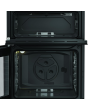Hotpoint HDG6GDCB1 60cm Double Oven Gas Cooker Black