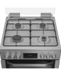 Hotpoint HDG6GDCX 60cm Double Oven Gas Cooker Stainless Steel