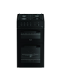 Hotpoint HTG5GCB 50cm Double Oven Gas Cooker Black