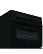 Hotpoint HTG5GCB 50cm Double Oven Gas Cooker Black