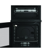 Hotpoint HTG5GCB 50cm Double Oven Gas Cooker Black