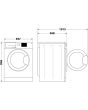 Indesit CYDC82BBGLUK 8kg Condenser Tumble Dryer