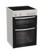 Indesit ITE6VMW 60cm Electric Double Oven Cooker w/ Ceramic Hob