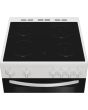 Indesit ITE6VMW 60cm Electric Double Oven Cooker w/ Ceramic Hob