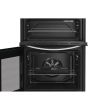 Indesit ITE6VMW 60cm Electric Double Oven Cooker w/ Ceramic Hob