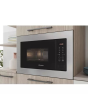 Indesit MWI125GX Push&Go MWI125GX Built In Microwave with Grill - Stainless Steel