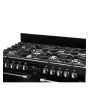 Leisure CK100F232K 100cm Dual Fuel Range Cooker with Seven Gas Burners - Black