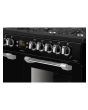 Leisure CK100F232K 100cm Dual Fuel Range Cooker with Seven Gas Burners - Black
