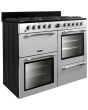 Leisure CK100F232S 100cm Dual Fuel Range Cooker with Seven Gas Burners - Silver