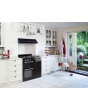 Leisure CK90G232K 90cm Gas Rangecooker with Double Oven and Gas Hob - Black
