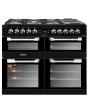 Leisure CS100F520K 100cm Black Dual Fuel Cooker
