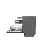 LG DBGT836R Integrated Dishwasher with QuadWash Pro