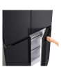 LG GMM42ABBEH Matte Black American Fridge Freezer