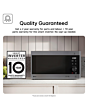 LG MJ3965BPS 39L 1100W Convection Microwave Oven Black