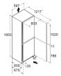 Liebherr CND5203 59.7cm 60/40 No Frost Fridge Freezer - White